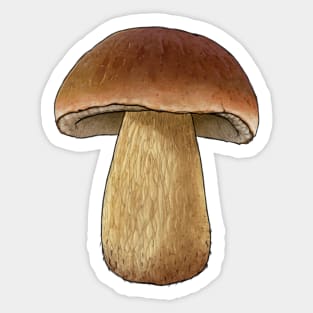 Porcino Mushroom Sticker